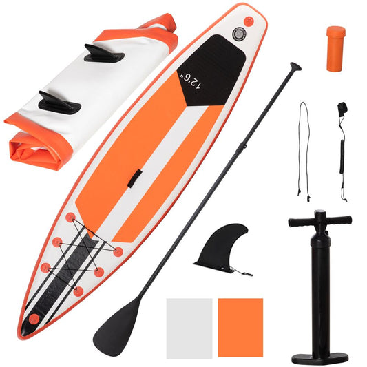 10Ft Inflatable Paddle Stand Up Board with Adjustable Paddle, Non-Slip Deck Board