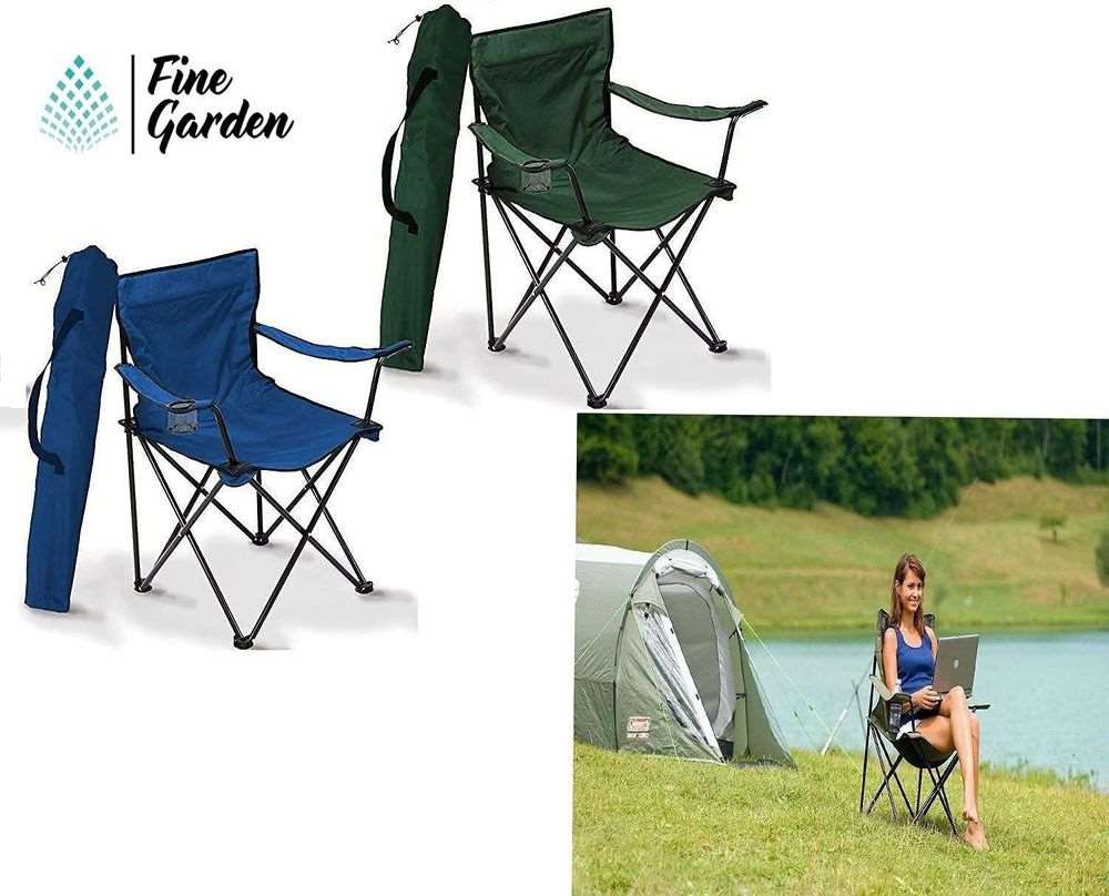 Fine Garden Green Folding Camping Chair