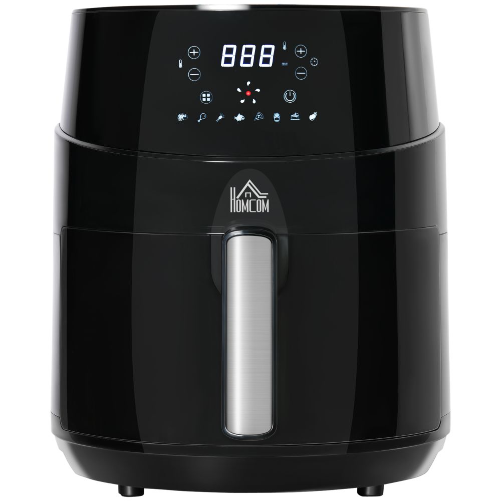Air Fryer 1500W 4.5L with Digital Display Timer for Low Fat Cooking