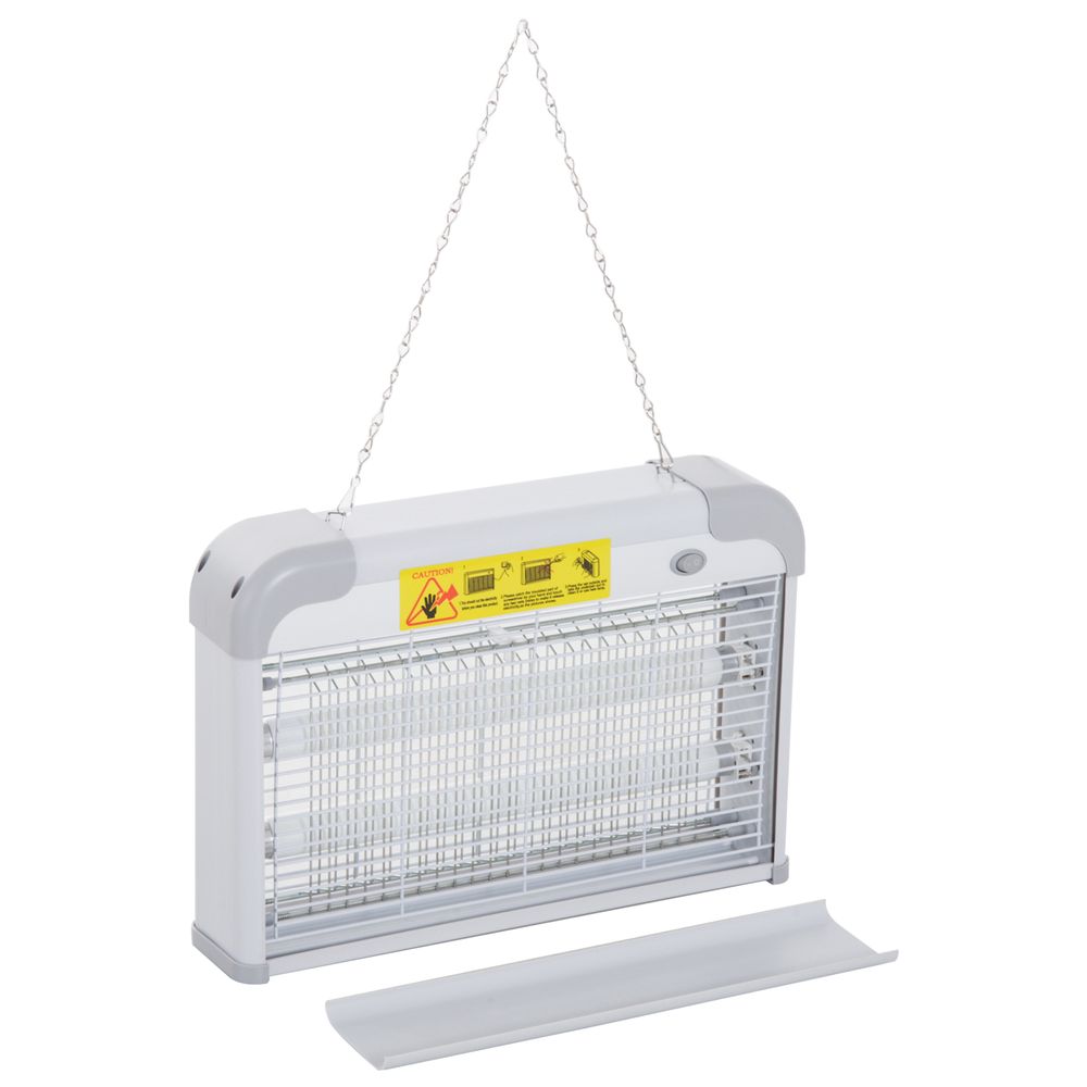 LED Wall-mounted Portable Mosquito Killer Lamp, Steel-Grey