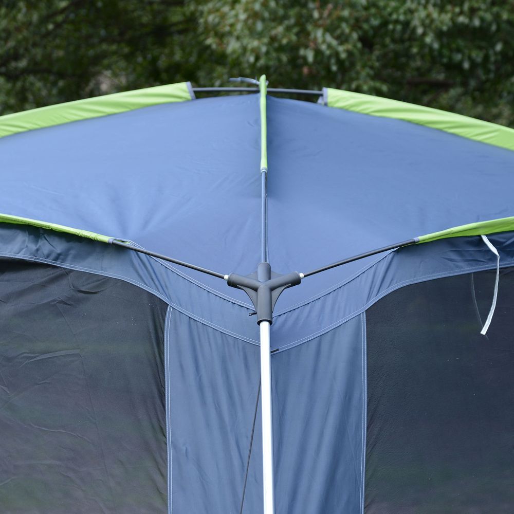 8 Person Pop-Up Camping Tent, Sun Shelter Shade