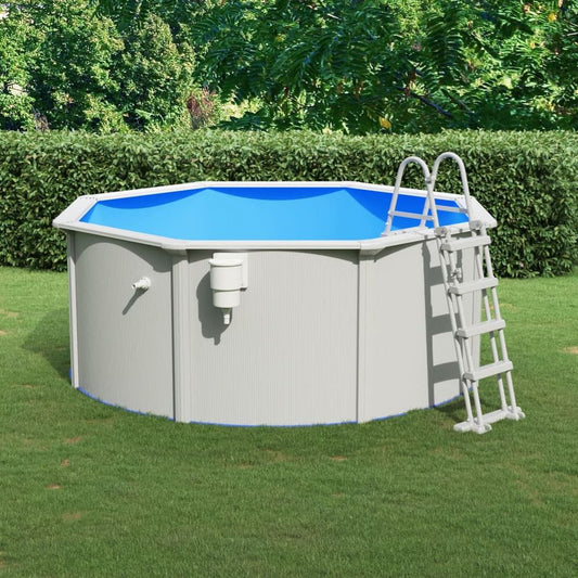 Swimming Pool with Safety Ladder 300x120 cm