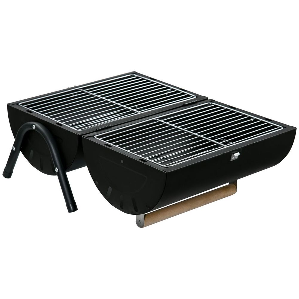 Garden Charcoal BBQ Cooker, Portable, Camping, Table-top, Barbecue Grill